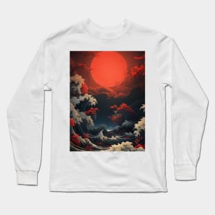 The Red Sun and the Ancient Gods Long Sleeve T-Shirt